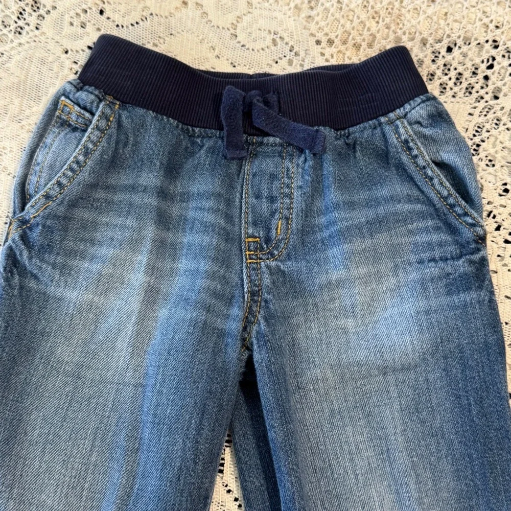 Gymboree Kids 2T Denim Carpenter Pants Relaxed‎ Fit Blue Jeans Toddler